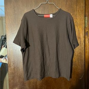 Liz claiborne brown top size xl